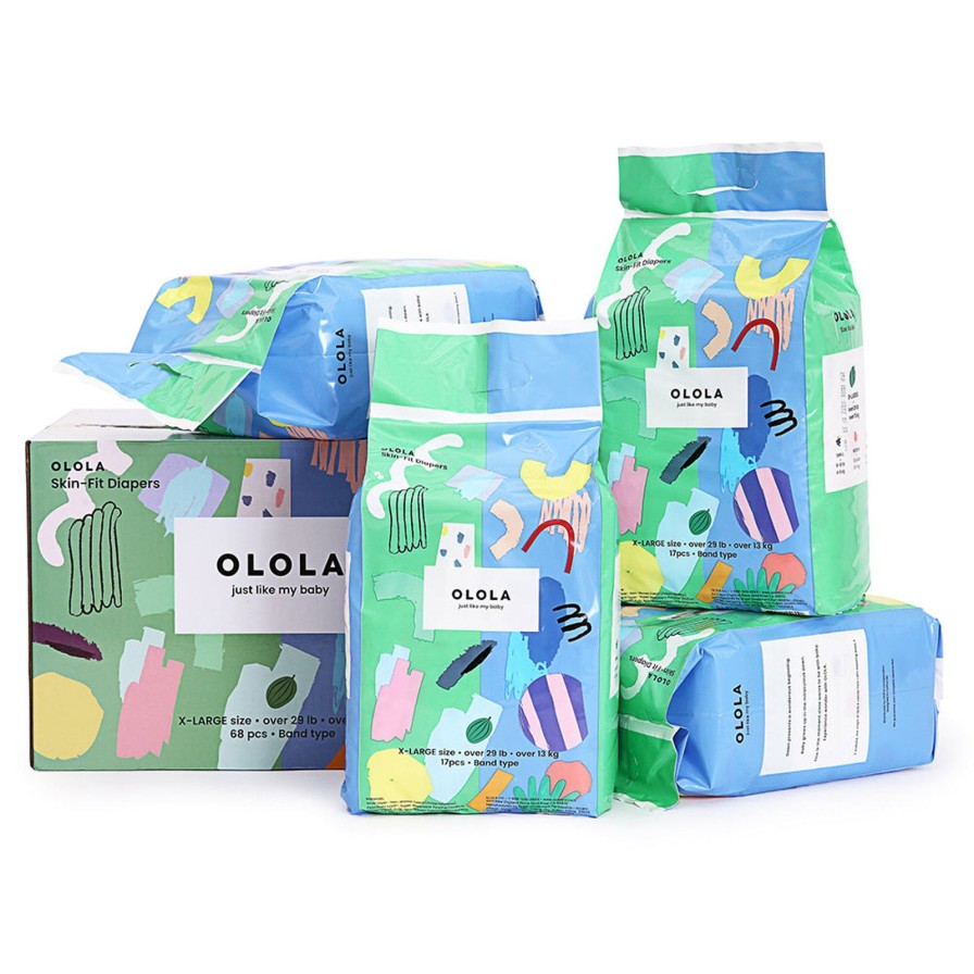 Baby Care Olola | Olola Diaper, Skin-Fit Band Type, Siz...