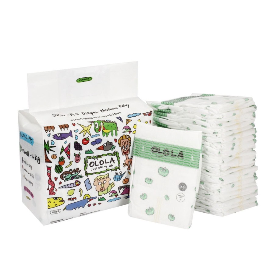 Baby Care Olola | [Bundle Of 2] Olola Diaper, Skin-Fit ...